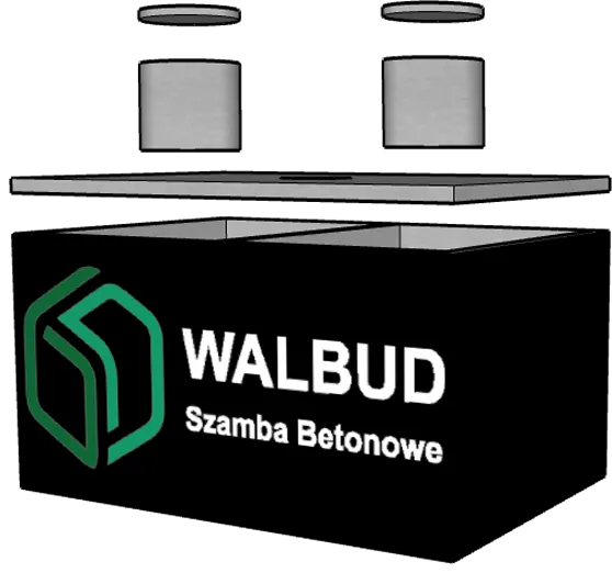 Szamba betonowe dwukomorowe